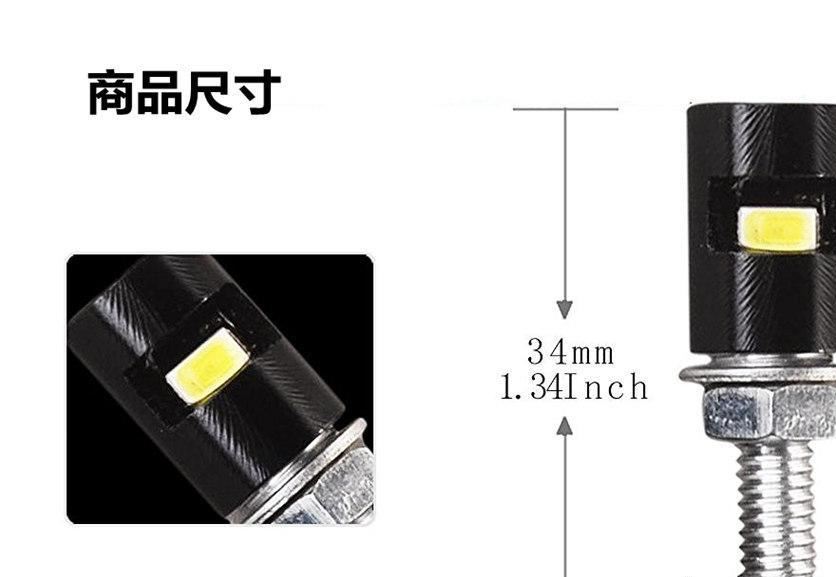 汽車LED牌照燈 5630 1SMD 摩托車led牌照燈 led車牌燈 鷹眼燈示例圖2