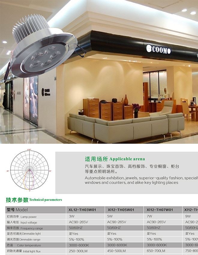 桶燈led筒燈7.5開孔洞燈led單燈孔燈8公分小客廳天花燈嵌入式工程示例圖4