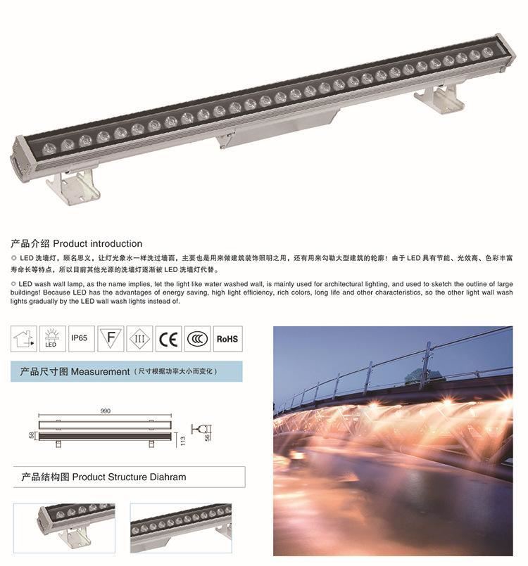 led洗墻燈戶外橋梁洗墻燈外墻洗墻燈戶外燈具示例圖4