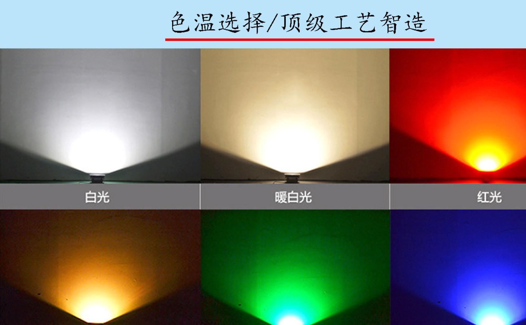 1200W球場燈射燈廣照燈LED高桿燈塔吊燈隧道燈工礦燈建筑樓房亮化示例圖10