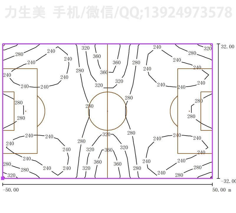 led足球場投射燈外殼 魚燈 led lights魷魚燈500W600W 電視轉(zhuǎn)播示例圖3