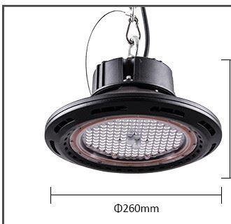 LED貼片式工礦燈投光燈工廠車間體育館室內(nèi)燈具100w160w240w示例圖13
