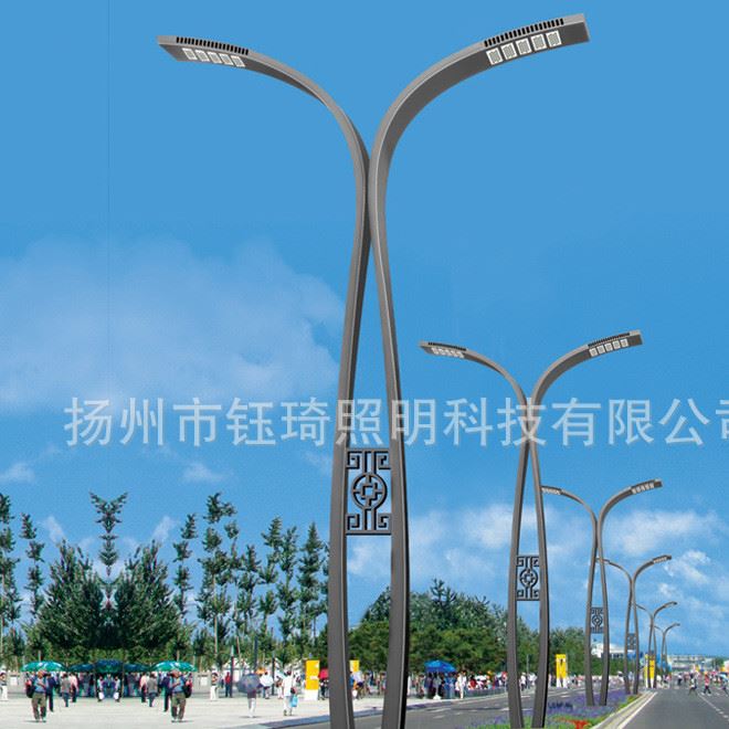 厂家现货批发30wLED自弯臂道路照明灯单臂led路灯 模组路灯示例图12