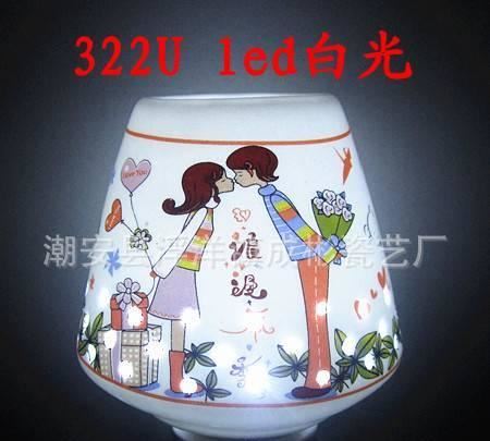 陶瓷小夜燈  led小夜燈 臥室照明燈 編號(hào)： 38-6示例圖7