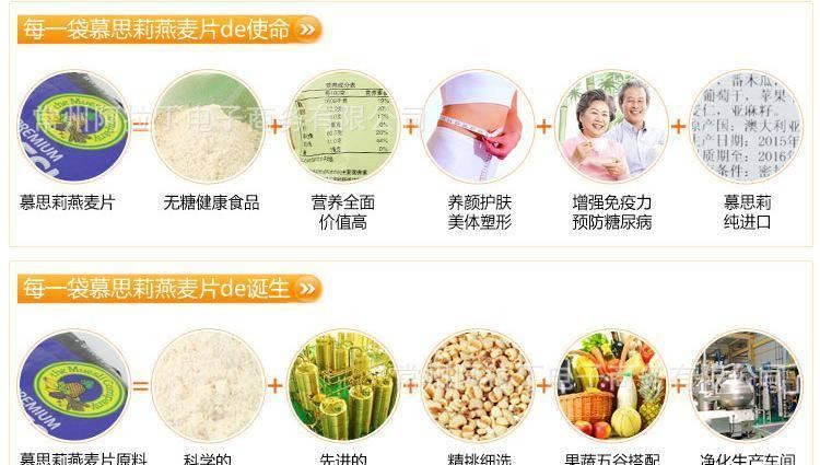 澳洲麥妙立果繽紛燕麥片烘焙類500g*6每箱 代理經銷批發示例圖5