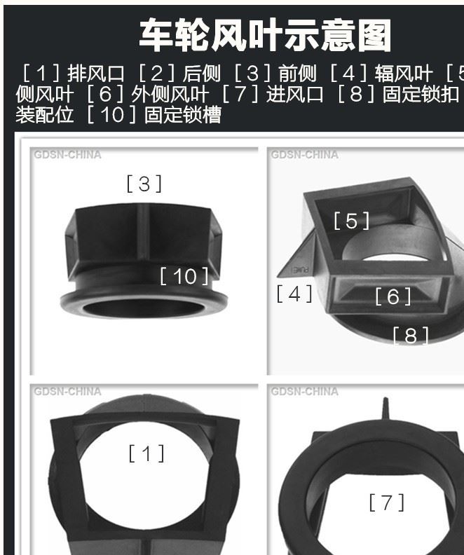 批發(fā)卡車輪胎車輪風(fēng)葉PUWEI.Q7速冷降輪胎熱軟阻力防起火示例圖3