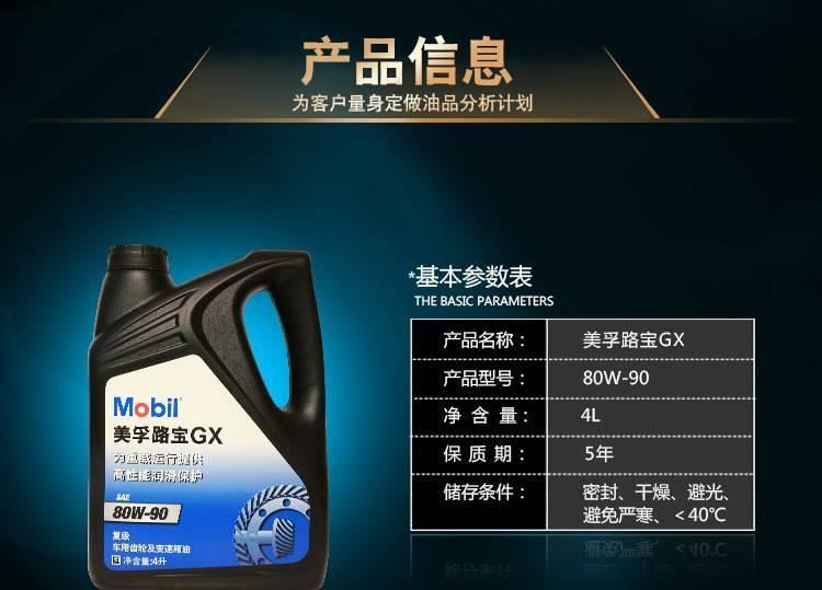 路寶GX 80W-90發(fā)動機車用齒輪變速油箱批發(fā)各類機油潤滑油示例圖4