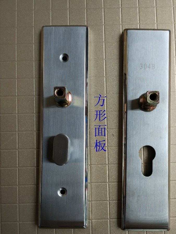 不銹鋼801-05款通用房間門木門執(zhí)手鎖配小50大50單舌三叉鎖芯示例圖4