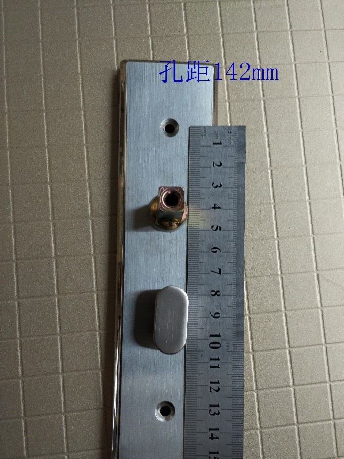 不銹鋼801-05款通用房間門木門執(zhí)手鎖配小50大50單舌三叉鎖芯示例圖5