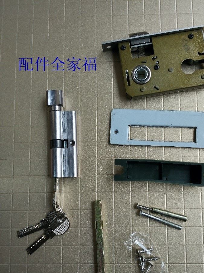 不銹鋼801-05款通用房間門木門執(zhí)手鎖配小50大50單舌三叉鎖芯示例圖8
