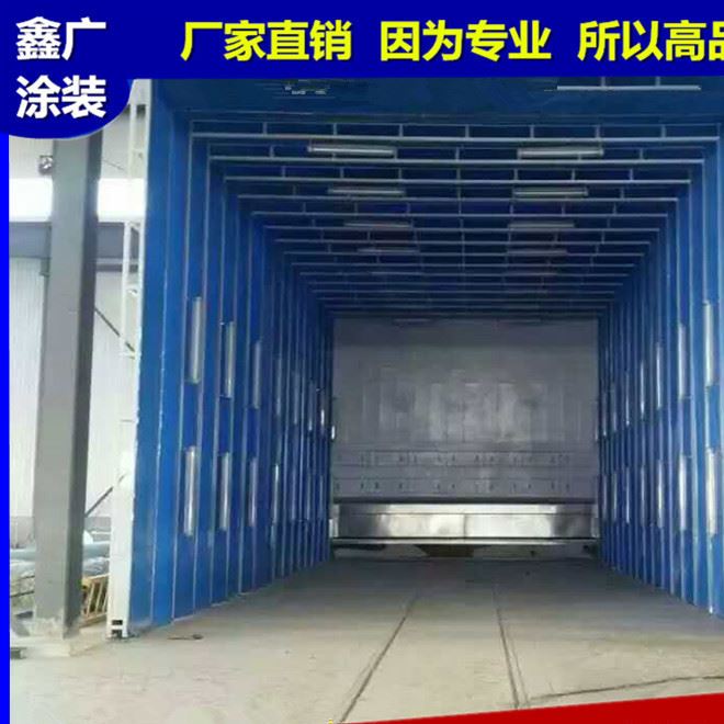 供應大型工件專用移動噴房 伸縮式噴漆房 干式環保噴漆伸縮房示例圖4