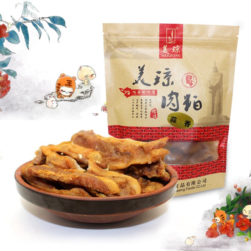 美瓊豬肉粕豬油渣蒜香香潤油粕脂渣福建泉州特產(chǎn)250g 一件代發(fā)示例圖3