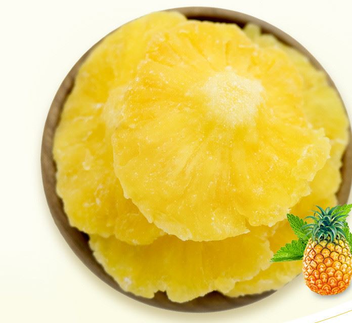 菠蘿干散裝  5斤/包  一箱20斤起 批發 新鮮水果秘制鳳梨圈|菠蘿示例圖2