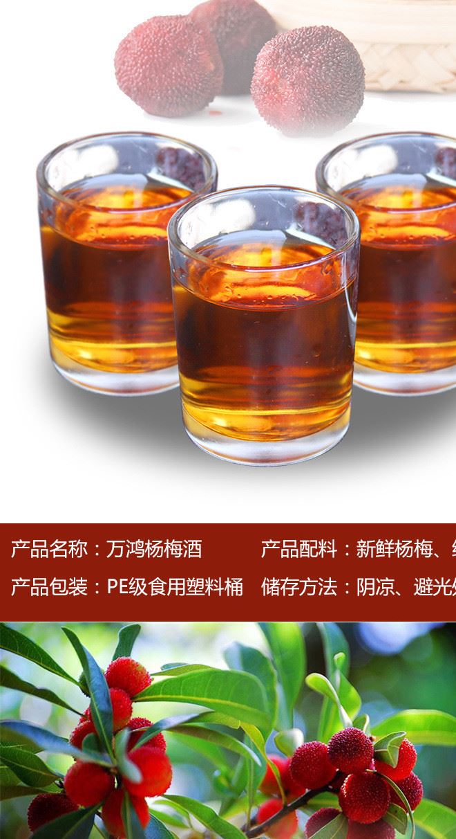 梅子酒青梅酒女士低度酒水果酒養(yǎng)身酒自釀楊梅酒散裝酒示例圖3