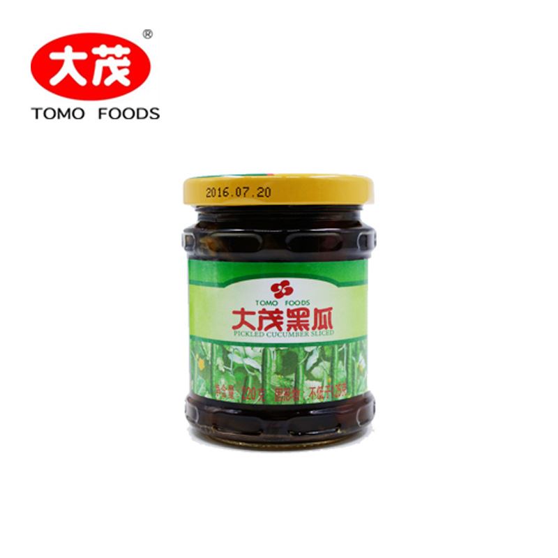 大茂黑瓜220g/瓶 385g/瓶傳統(tǒng)開胃醬菜即食蔬菜獨立瓶裝量大批發(fā)示例圖1