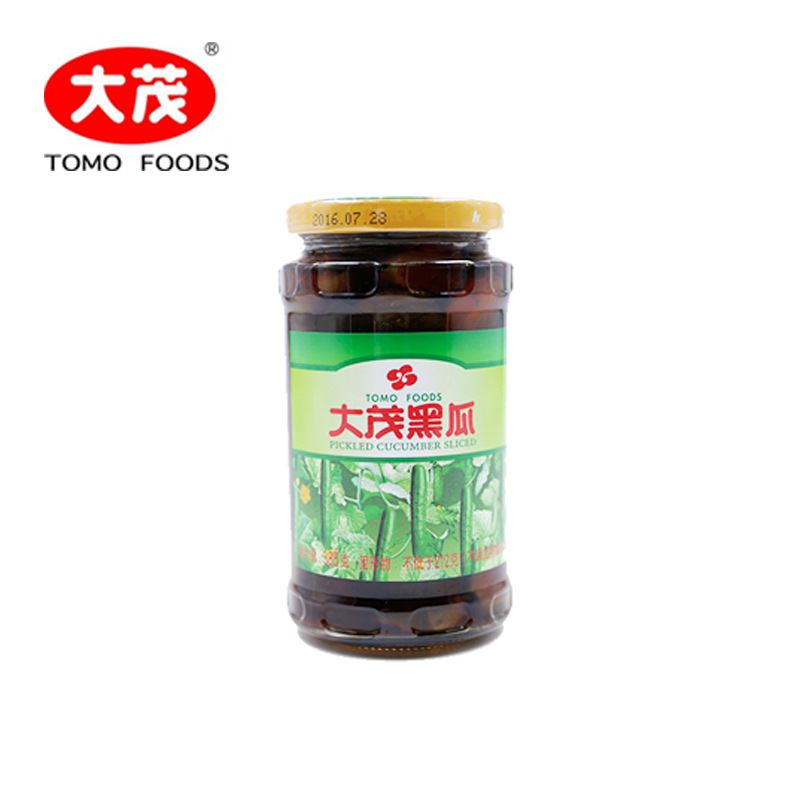 大茂黑瓜220g/瓶 385g/瓶傳統(tǒng)開胃醬菜即食蔬菜獨立瓶裝量大批發(fā)示例圖3