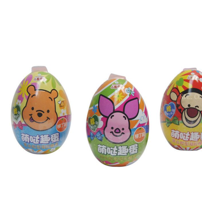 濱崎萌噠趣蛋奇趣玩具蛋柳丁味混合膠型凝膠糖果15g鐵盒裝糖果示例圖4