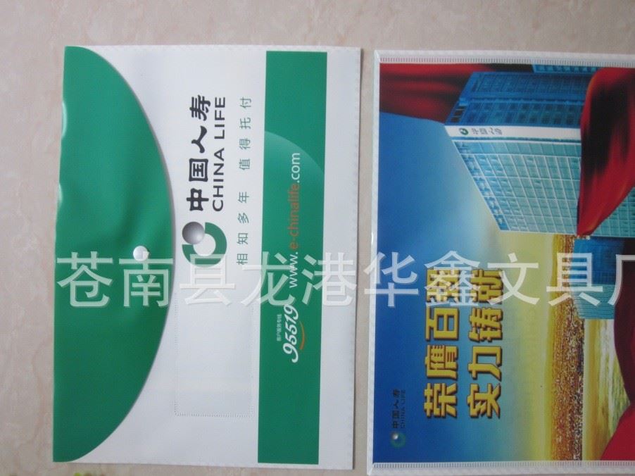 供應(yīng)人壽保險按扣專用保單袋。資料袋。文件袋。PP拉鏈袋示例圖8