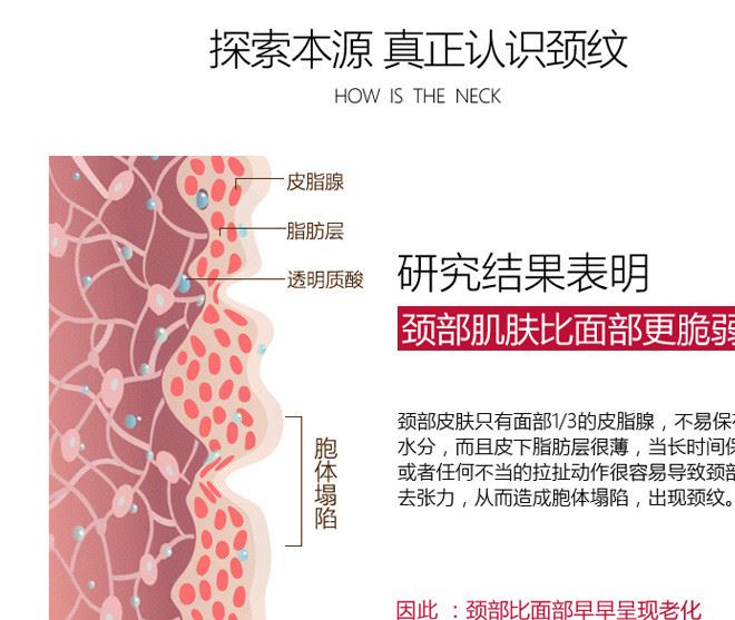 抗皺精華抗皺頸霜 按摩頸部護(hù)理保濕霜化妝品加工定制示例圖5