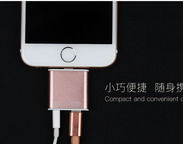 iPhone7耳機(jī)轉(zhuǎn)接線帶充電音頻轉(zhuǎn)換lightning轉(zhuǎn)3.5mm蘋果7轉(zhuǎn)接頭示例圖6