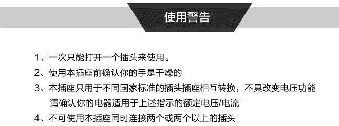 萬能旅行插座 全球通雙USB2.1A轉(zhuǎn)換插頭多功能旅游轉(zhuǎn)換插頭示例圖15