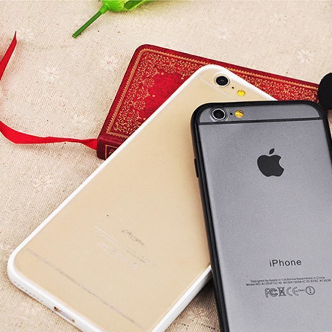 iphone6手机壳硅胶透明彩色边框苹果iPhone6Plus手机保护套批发示例图3