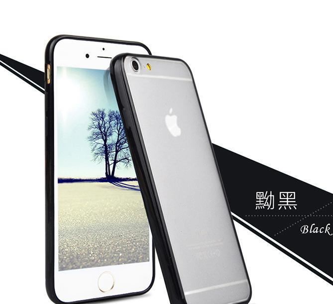 iphone6手机壳硅胶透明彩色边框苹果iPhone6Plus手机保护套批发示例图14