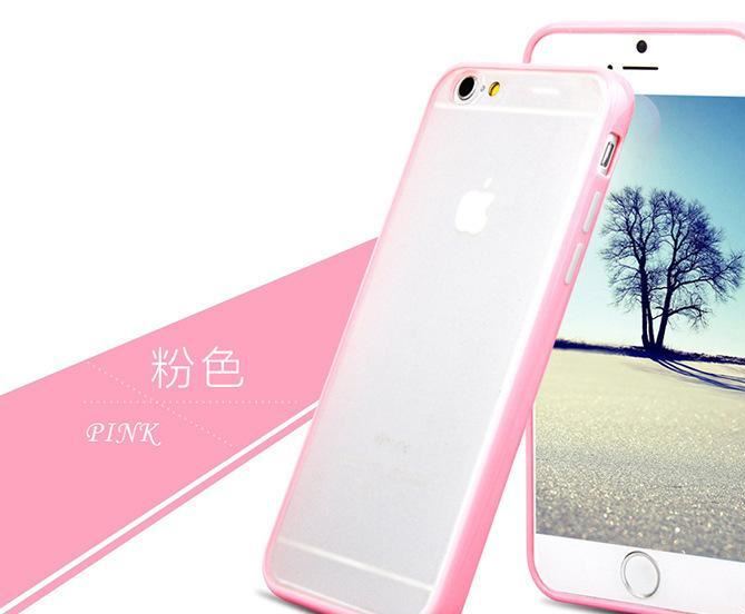 iphone6手机壳硅胶透明彩色边框苹果iPhone6Plus手机保护套批发示例图15