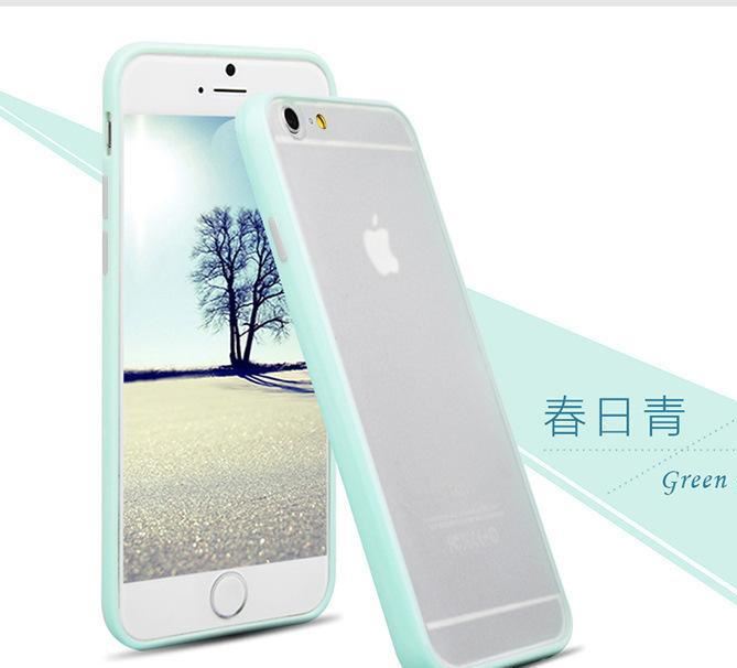 iphone6手机壳硅胶透明彩色边框苹果iPhone6Plus手机保护套批发示例图16