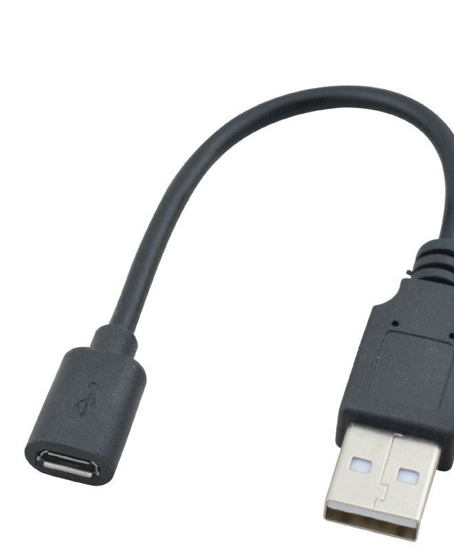 USB-A公micro5PIN母座安卓轉(zhuǎn)USB連接線廠家直供示例圖2