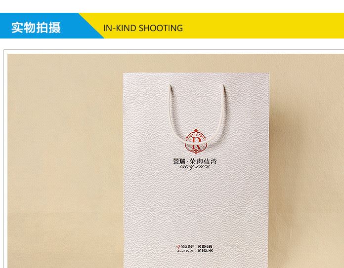 紙袋定做手提紙袋禮品袋服裝紙袋logo印刷企業(yè)廣告紙袋訂制示例圖3