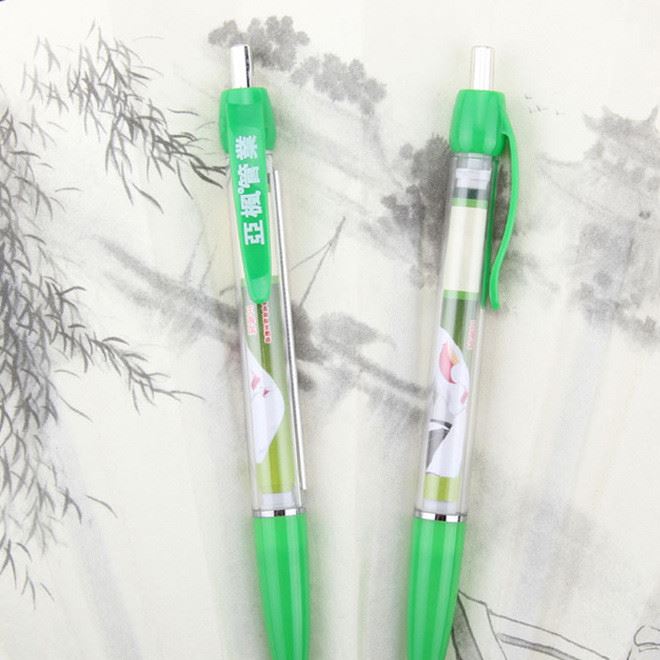 外貿(mào)熱銷塑料圓珠筆拉畫圓珠筆廣告圓珠筆超大廣告位拉畫筆中性筆示例圖6