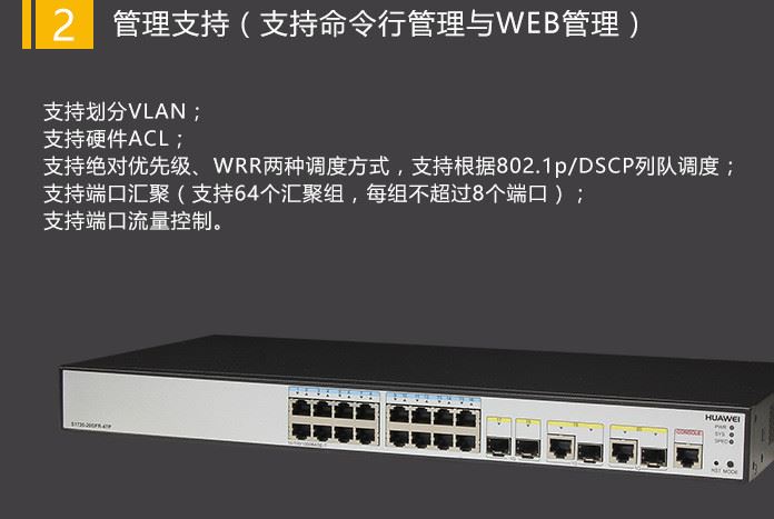 華為S1720-20GFR-4TP交換機16口千兆4個光口 可用小型網(wǎng)絡(luò)核心示例圖20