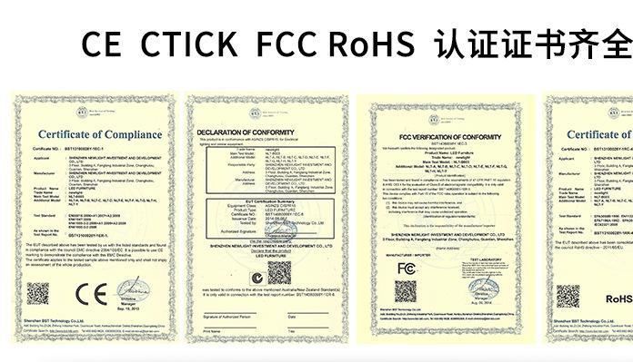 led16色多種變換模式靠背七彩椅子 出口認證LED發(fā)光家具生產(chǎn)廠家示例圖16