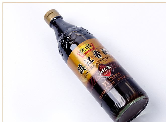 恒順香醋 鎮(zhèn)江香醋580ml炒菜烹調(diào) 涼拌 蘸料香醋 鎮(zhèn)江特產(chǎn)示例圖9