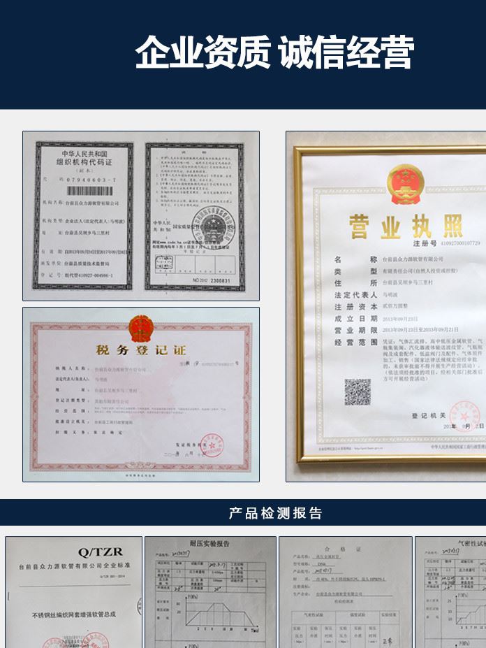 高誠信廠家批發銷超高壓不銹軟管天然氣充裝管 量大從優示例圖12