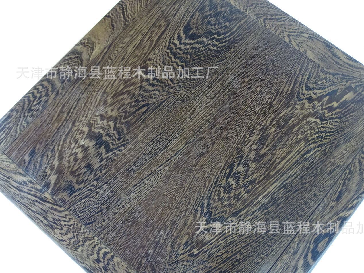 雞翅木官帽椅靠背椅小椅子書房桌椅五件套 紅木古典家具廠家直銷示例圖15