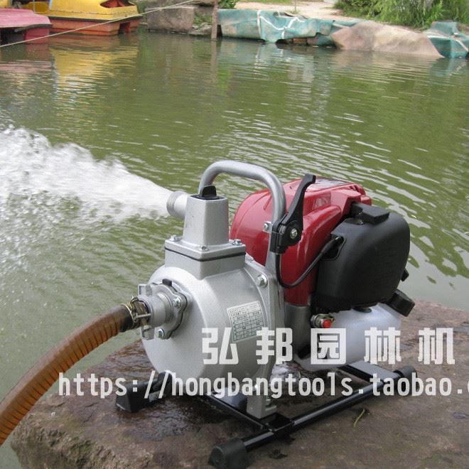 5寸gx35四冲程汽油机水泵自吸泵农用灌溉抽水机排灌机弘邦