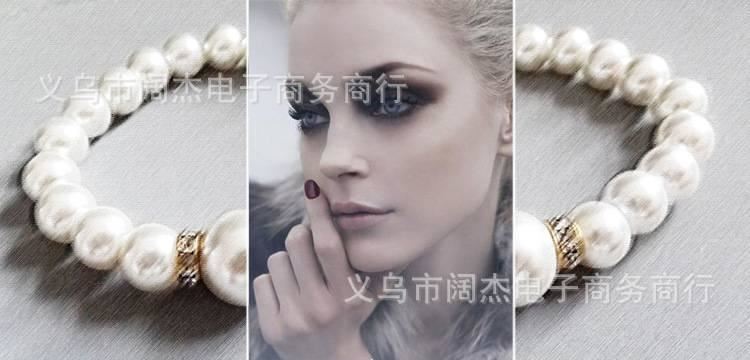 韓式小飾品新娘珍珠手鏈婚紗禮服配飾結婚時尚手飾批發示例圖1