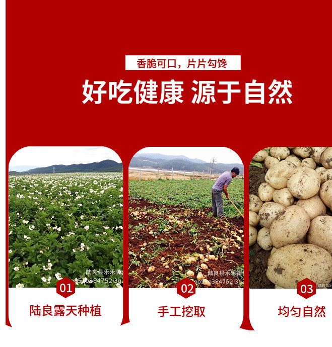 一件代發(fā) 多口味洋芋片 土豆加工食品薯片  膨化食品休閑零食廠家示例圖3