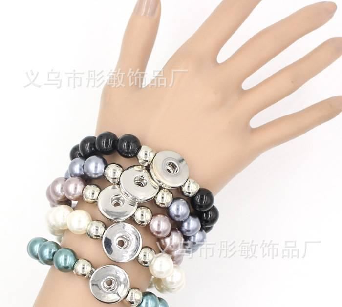 歐美流行NOOSA風(fēng)格珍珠手鏈 女士彈力線(xiàn)手鏈 DIY手串 速賣(mài)通貨源示例圖4