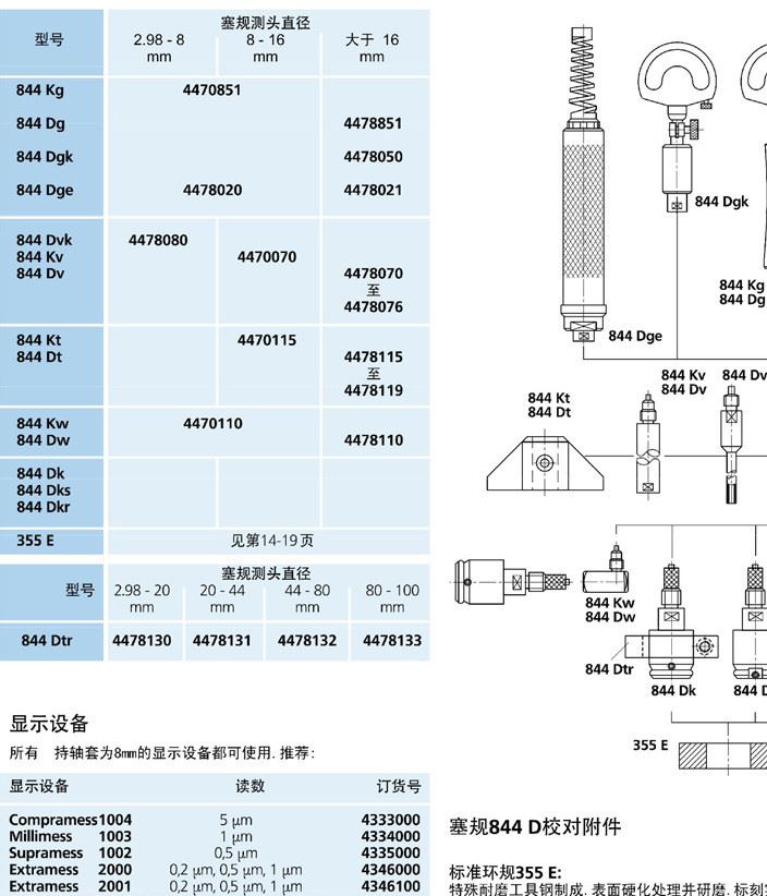 德国马尔MaraMeter 844 D 内尺寸带表量仪 塞规 Gages 设备示例图4