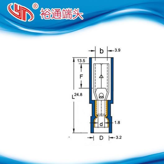 供應(yīng)優(yōu)質(zhì)冷壓接線端子 型尼龍公母全絕緣端頭 廠家直銷示例圖5