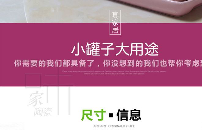 陶瓷調(diào) 味罐三件套 歐式創(chuàng)意家居用品 廚房調(diào)料盒調(diào)味瓶 鹽罐示例圖3