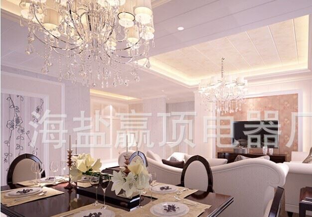 竹木纖維集成墻面 廠家直銷 環保隔音保溫防潮集成墻板示例圖3