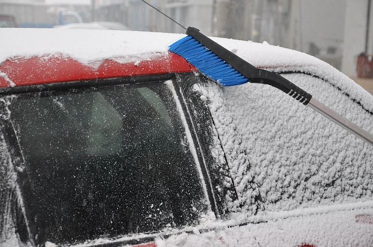 車用汽車除雪鏟 除冰雪鏟板工具 伸縮雪鏟 多功能冰雪鏟 除霜鏟示例圖6