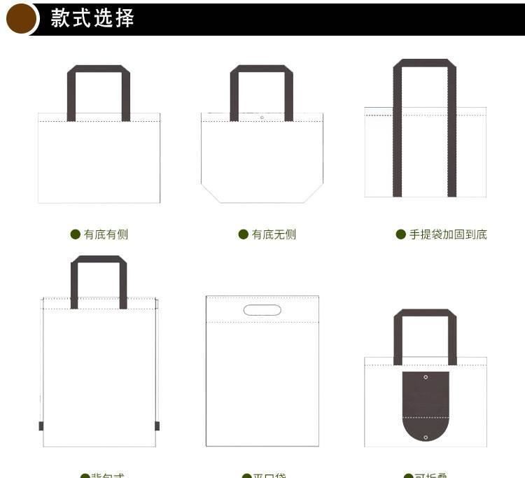 廠家定做環(huán)保覆膜無紡布袋 無紡布手提購物袋 覆膜袋淋膜購物袋示例圖10
