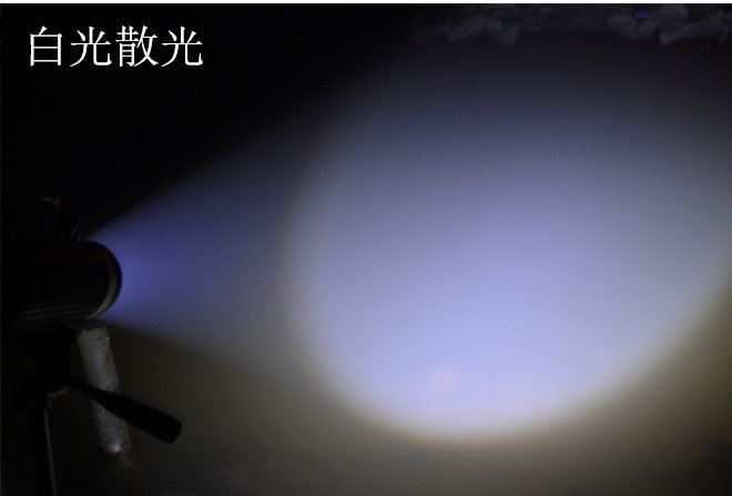 三光源釣魚燈夜釣燈 30W藍光燈釣燈紫光探照燈60W變焦LED魚燈示例圖9