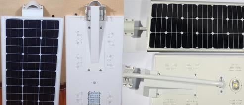 50W一體化太陽能路燈材料/套件/外殼/配件/支架/控制器/感應探頭示例圖1