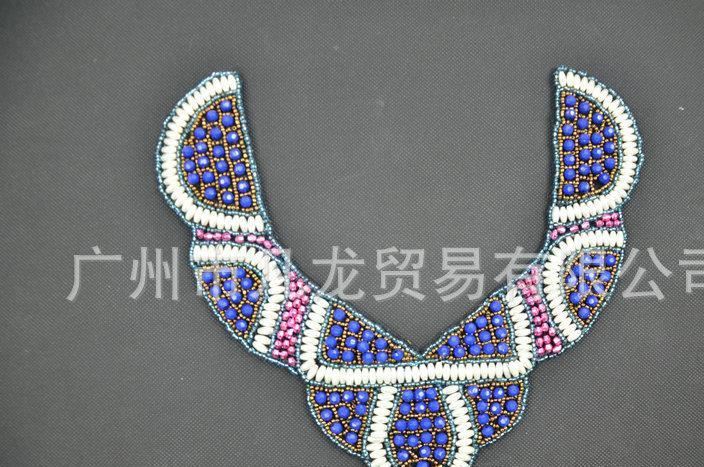 精品熱銷(xiāo) 手工訂珠手搖衣領(lǐng) 水溶鏤空衣領(lǐng)花邊示例圖101